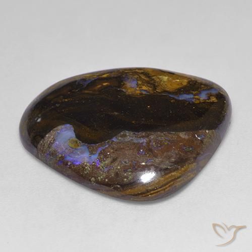 Opala de Pedra Multicolorido Natural 18.73ct, Chique, Opaco