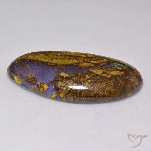 Opala de Pedra Multicolorido Natural 20.80ct, Chique, Opaco