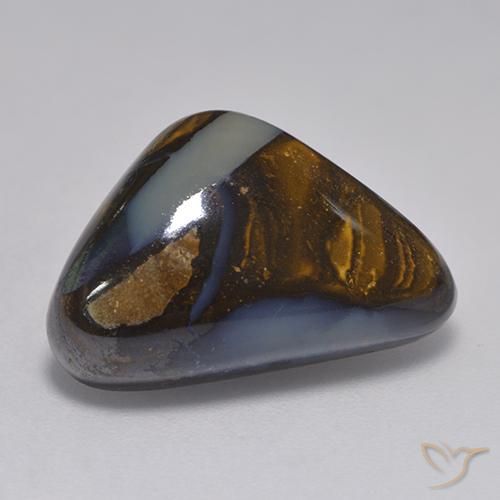 Opala de Pedra Multicolorido Natural 13.97ct, Trilhão, Translúcido