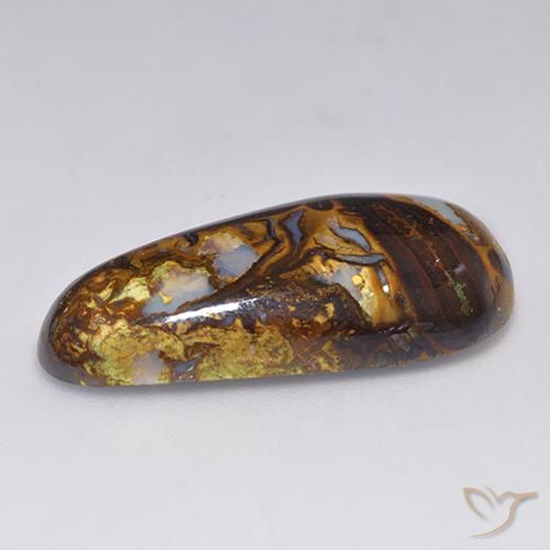Opala de Pedra Multicolorido Natural 17.03ct, Chique, Opaco