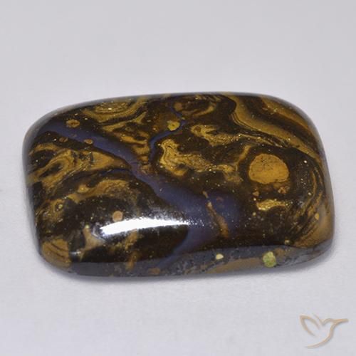 Opala de Pedra Multicolorido Natural 13.03ct, Almofada, Opaco