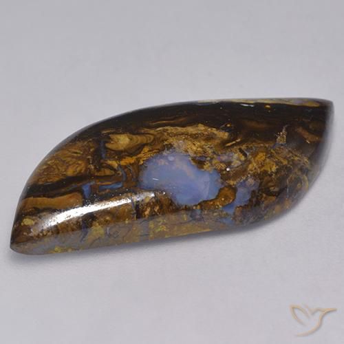 Opala de Pedra Multicolorido Natural 16.01ct, Chique, Opaco