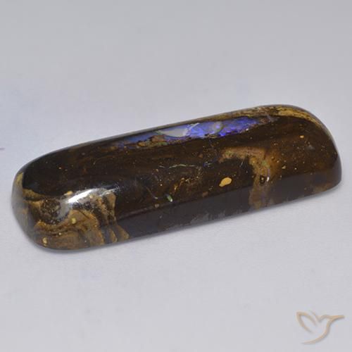 Opala de Pedra Multicolorido Natural 27.17ct, Almofada, Opaco