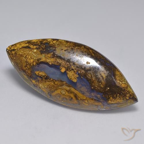 Opala de Pedra Multicolorido Natural 19.94ct, Marquesa, Opaco