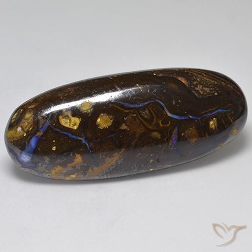 Opala de Pedra Multicolorido Natural 36.66ct, oval, Opaco