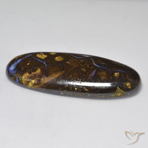 Opala de Pedra Multicolorido Natural 36.66ct, oval, Opaco
