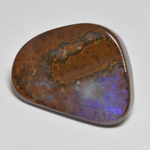 Opala de Pedra Multicolorido Natural 16.00ct, Forma extravagante, Opaco