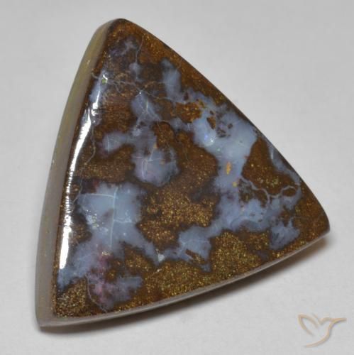 Opala de Pedra Multicolorido Natural 19.83ct, Trilhão, Opaco