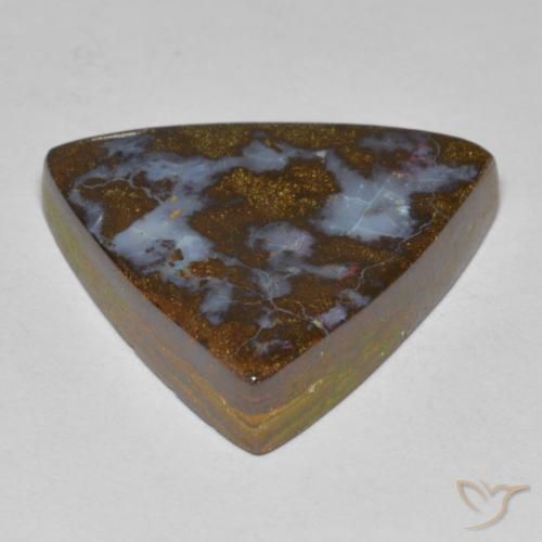 Opala de Pedra Multicolorido Natural 19.83ct, Trilhão, Opaco