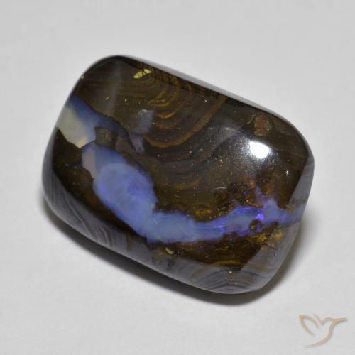 Opala de Pedra Multicolorido Natural 13.78ct, Almofada, Translúcido