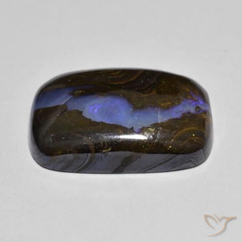 Opala de Pedra Multicolorido Natural 13.78ct, Almofada, Translúcido