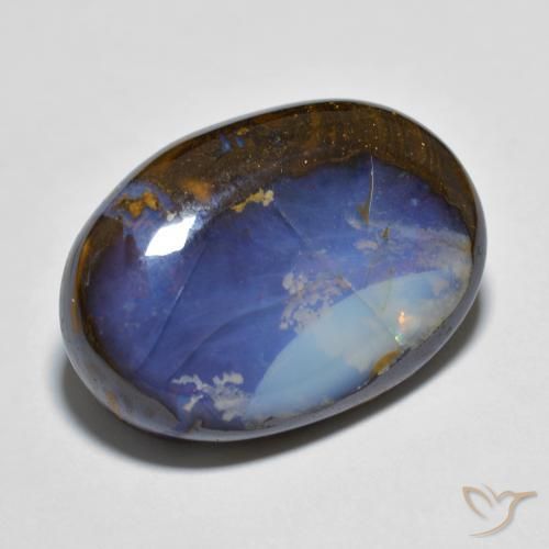 Opala de Pedra Multicolorido Natural 13.49ct, oval, Opaco