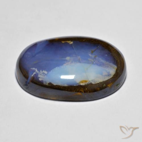 Opala de Pedra Multicolorido Natural 13.49ct, oval, Opaco