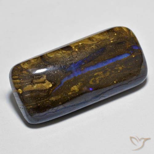 Opala de Pedra Multicolorido Natural 14.28ct, Almofada, Opaco