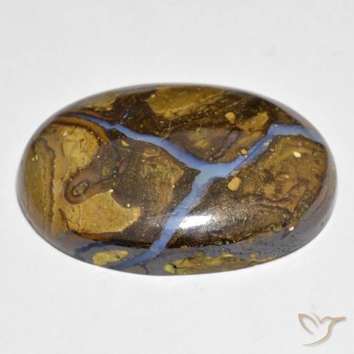 Opala de Pedra Multicolorido Natural 28.09ct, oval, Opaco