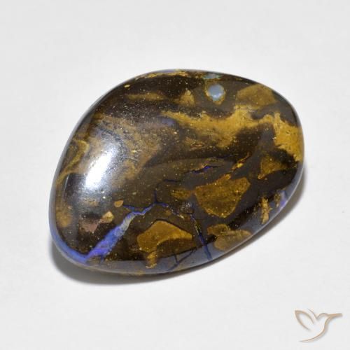 Opala de Pedra Multicolorido Natural 8.68ct, Chique, Opaco