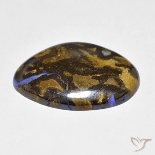 Opala de Pedra Multicolorido Natural 8.68ct, Chique, Opaco