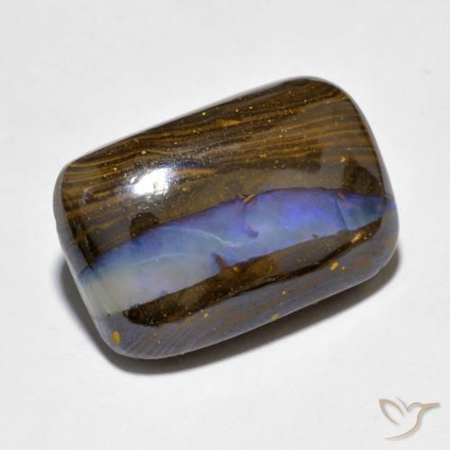 Opala de Pedra Multicolorido Natural 10.97ct, Almofada, Opaco