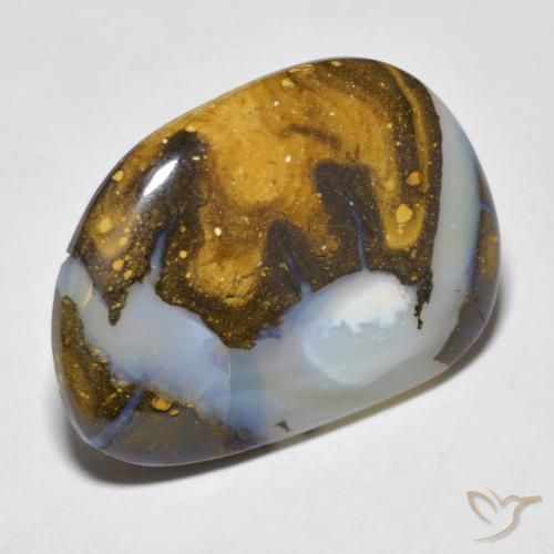 Opala de Pedra Multicolorido Natural 12.38ct, Chique, Translúcido