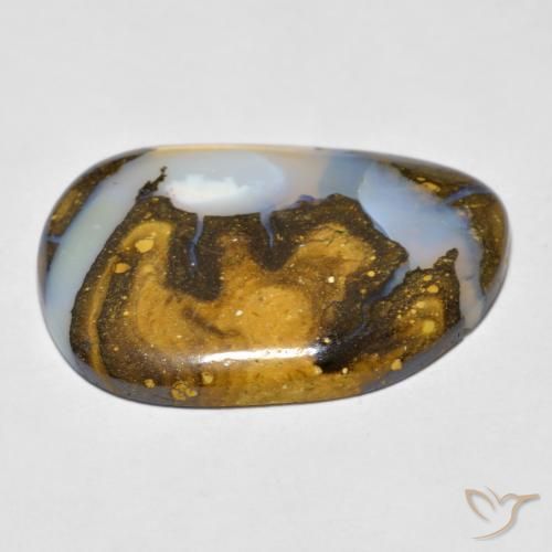 Opala de Pedra Multicolorido Natural 12.38ct, Chique, Translúcido