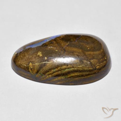 Opala de Pedra Multicolorido Natural 13.29ct, Chique, Opaco