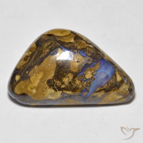 Opala de Pedra Multicolorido Natural 12.51ct, Chique, Opaco