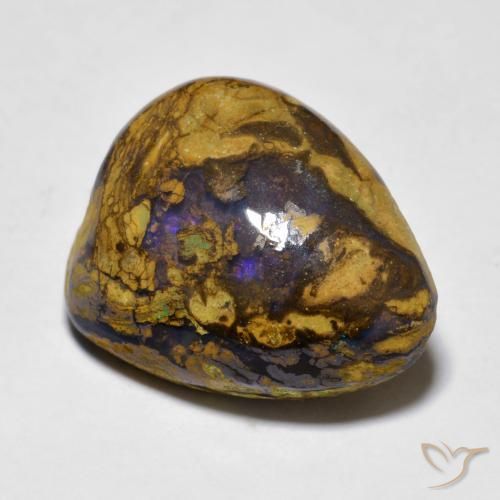 Opala de Pedra Multicolorido Natural 11.19ct, Chique, Opaco
