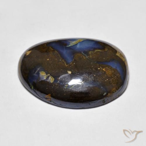 Opala de Pedra Multicolorido Natural 9.50ct, Chique, Opaco