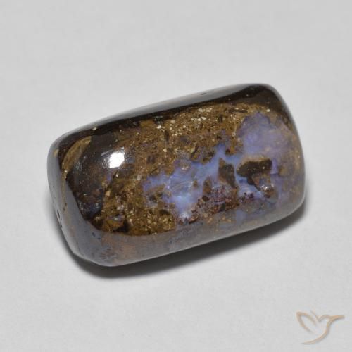 Opala de Pedra Multicolorido Natural 8.01ct, Almofada, Opaco
