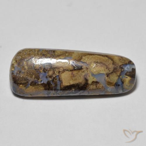 Opala de Pedra Multicolorido Natural 7.17ct, Chique, Opaco