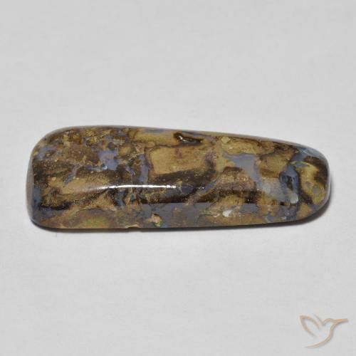 Opala de Pedra Multicolorido Natural 7.17ct, Chique, Opaco