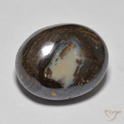 Opala de Pedra Multicolorido Natural 14.37ct, oval, Opaco