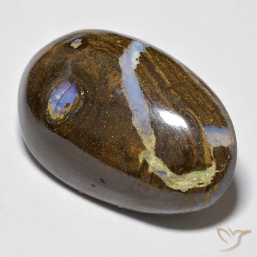 Opala de Pedra Multicolorido Natural 17.73ct, Chique, Opaco