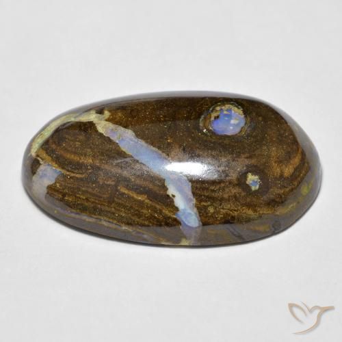 Opala de Pedra Multicolorido Natural 17.73ct, Chique, Opaco