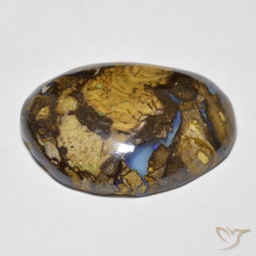 Opala de Pedra Multicolorido Natural 17.61ct, Chique, Opaco