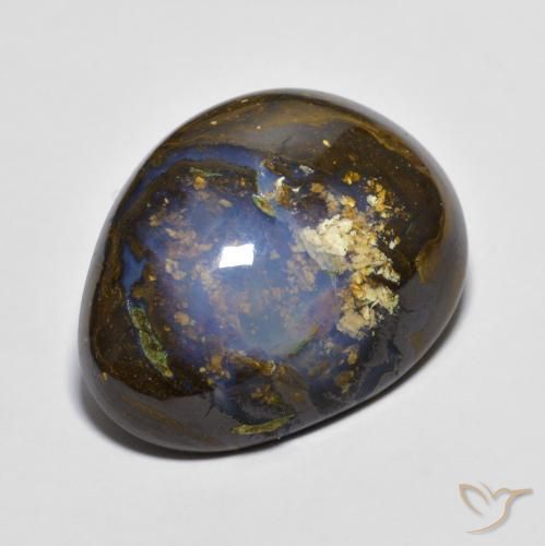 Opala de Pedra Multicolorido Natural 15.18ct, Chique, Opaco