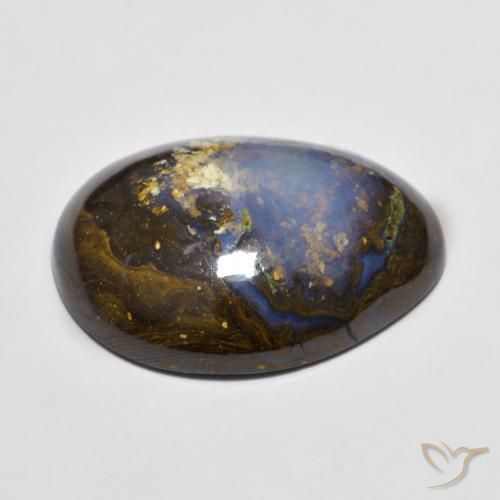 Opala de Pedra Multicolorido Natural 15.18ct, Chique, Opaco