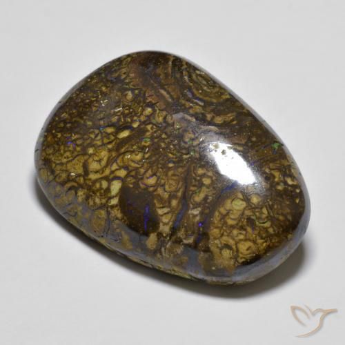 Opala de Pedra Multicolorido Natural 16.83ct, Chique, Opaco