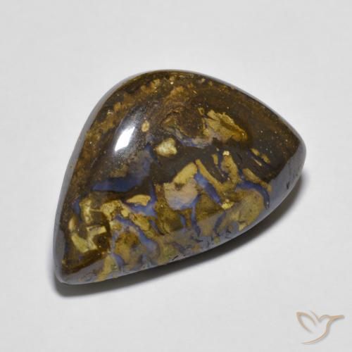 Opala de Pedra Multicolorido Natural 10.65ct, Chique, Opaco