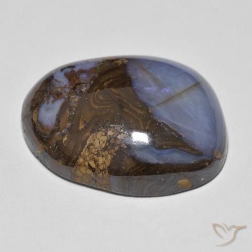 Opala de Pedra Multicolorido Natural 24.07ct, Chique, Opaco
