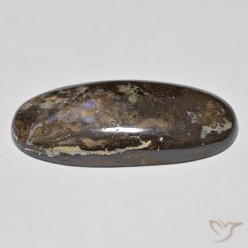 Opala de Pedra Multicolorido Natural 22.64ct, oval, Opaco
