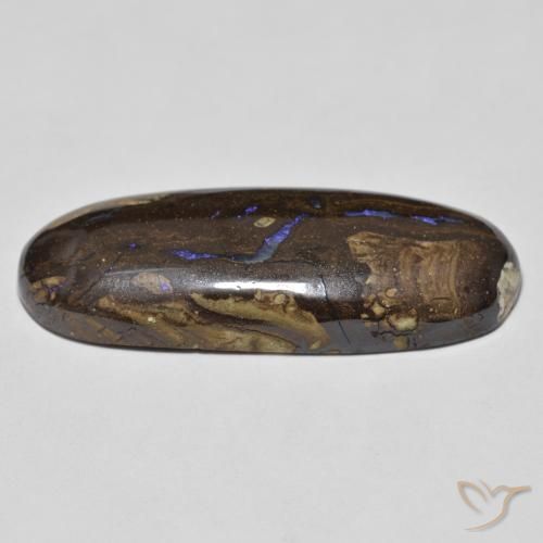 Opala de Pedra Multicolorido Natural 20.61ct, oval, Opaco