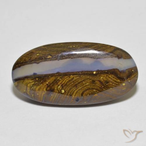 12.50ct Natural Multicolorido Opala de Pedra, oval, Translúcido