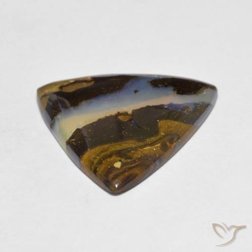 Opala de Pedra Multicolorido Natural 5.28ct, Trilhão, Translúcido