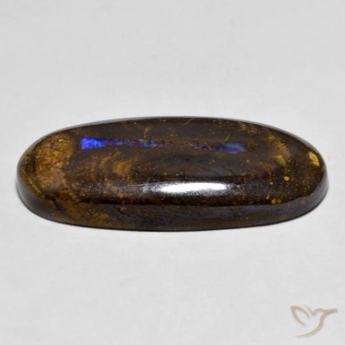 Opala de Pedra Multicolorido Natural 14.55ct, oval, Opaco