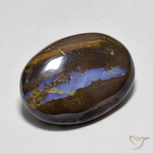 Opala de Pedra Multicolorido Natural 13.60ct, oval, Opaco