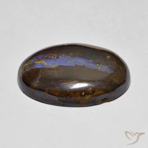 Opala de Pedra Multicolorido Natural 13.60ct, oval, Opaco