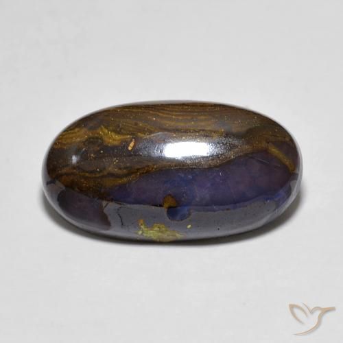 7.95ct Natural Multicolorido Opala de Pedra, oval, Opaco