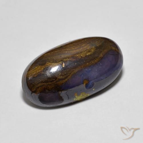 Opala de Pedra Multicolorido Natural 7.95ct, oval, Opaco