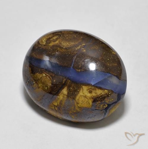 Opala de Pedra Multicolorido Natural 15.09ct, oval, Opaco